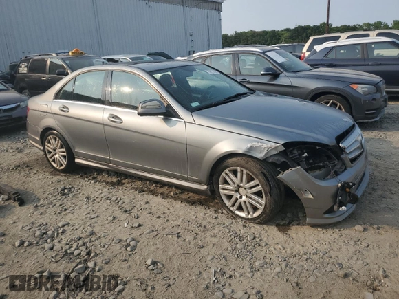 2008 Mercedes-Benz C 300 Sport with VIN WDDGF54X88F135386, listed as a Copart auction lot 59274095 with 154,723 mi miles and Salvage title. Bid and sale history available at DreamBid. Image 4.