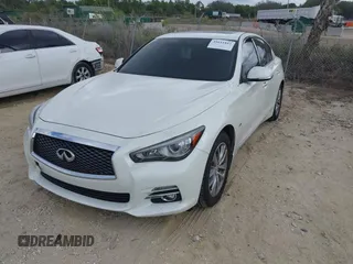 2017 Infiniti Q50 Signature Edition with VIN JN1EV7AP8HM736610, listed as a IAAI auction lot 41611812 with 59,889 mi miles and . Bid and sale history available at DreamBid. Image 2.