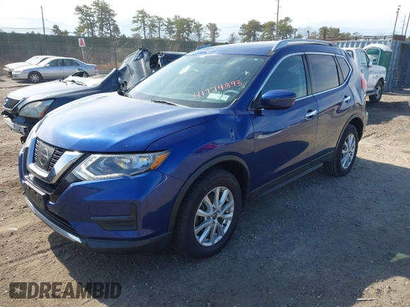 2017 Nissan Rogue SV with VIN 5N1AT2MV7HC872128, listed as a IAAI auction lot 41774393 with 67,187 mi miles. Bid and sale history available at carsss.com. Image 2.
