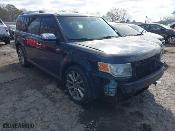 2012 Ford Flex Limited with VIN 2FMGK5DC9CBD20541, listed as a IAAI auction lot 41491141 with 222,646 mi miles. Bid and sale history available at carsss.com. Image 1.