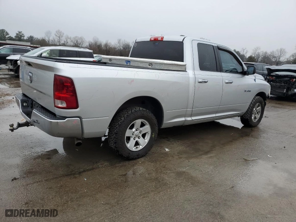 2010 Dodge Ram 1500 ST with VIN 1D7RB1GPXAS181534, listed as a Copart auction lot 42546165 with 195,845 mi miles and Salvage Title. Bid and sale history available at carsss.com. Image 3.
