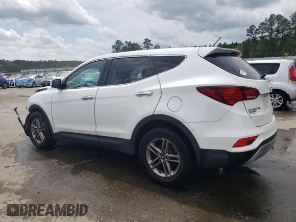 2018 Hyundai Santa Fe 2.4L с VIN 5XYZT3LB1JG564782, выставлен на аукционе Copart как лот 51620605 с пробегом 126 066 миль миль и Списание • Salvage title. История ставок и продаж доступна на DreamBid. Изображение 2.