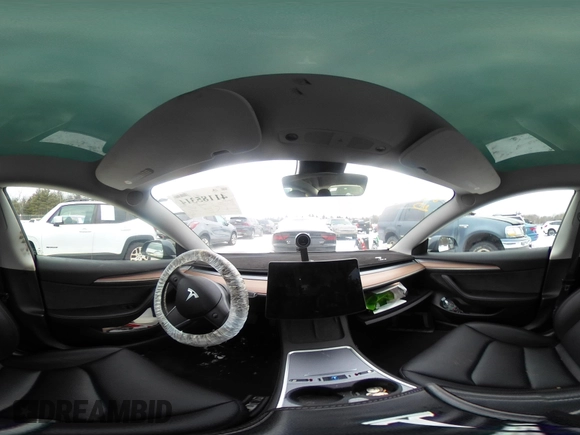 2023 Tesla Model 3 Long Range with VIN 5YJ3E1EBXPF708122, listed as a IAAI auction lot 41185314 with 27,765 mi miles and . Bid and sale history available at DreamBid. Image 20.
