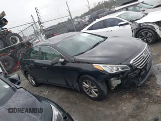 2016 Hyundai Sonata 2.4L with VIN 5NPE24AF7GH280779, listed as a IAAI auction lot 41559208 with 119,068 mi miles and . Bid and sale history available at carsss.com. Image 14.
