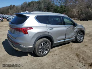 2023 Hyundai Santa Fe Hybrid Limited with VIN 5NMS5DA12PH012055, listed as a Copart auction lot 46450894 with 17,916 mi miles. Bid and sale history available at carsss.com. Image 3.