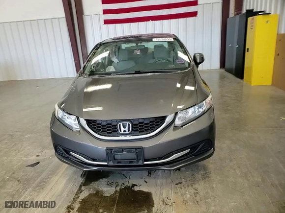 2013 Honda Civic Sdn LX with VIN 2HGFB2F57DH560118, listed as a Copart auction lot 49534895 with 65,666 mi miles and Salvage Title. Bid and sale history available at carsss.com. Image 11.