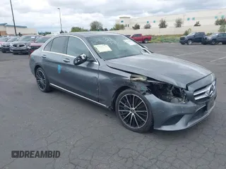 2021 Mercedes-Benz C 300 with VIN W1KWF8DB3MR624918, listed as a IAAI auction lot 41739988 with 63,321 mi miles and . Bid and sale history available at carsss.com. Image 1.