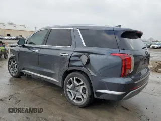 2024 Hyundai Palisade Limited z VIN KM8R54GE9RU731125, wystawiony jako Copart lot #43261325 z przebiegiem 4 929 mil mil oraz Szkoda całkowita • Salvage title. Historia ofert i sprzedaży dostępna na DreamBid. Obrazek 2.