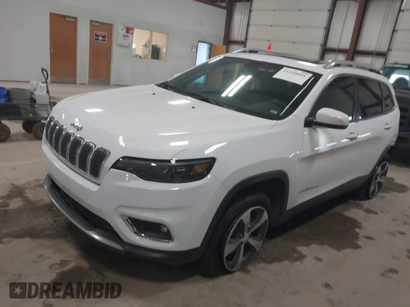 2019 Jeep Cherokee Limited with VIN 1C4PJMDN4KD291672, listed as a IAAI auction lot 41559091 with 47,109 mi miles and . Bid and sale history available at DreamBid. Image 2.