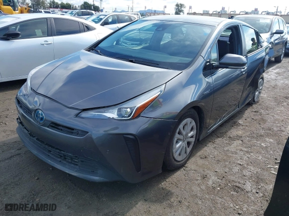 2019 Toyota Prius L Eco with VIN JTDKARFU2K3092671, listed as a IAAI auction lot 41435353 with 212,854 mi miles. Bid and sale history available at carsss.com. Image 21.