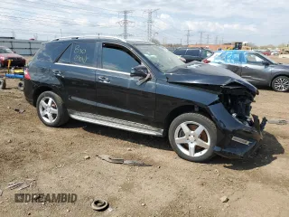 2013 Mercedes-Benz M 550 with VIN 4JGDA7DBXDA262171, listed as a Copart auction lot 52435385 with Not provided miles and Salvage title. Bid and sale history available at DreamBid. Image 4.