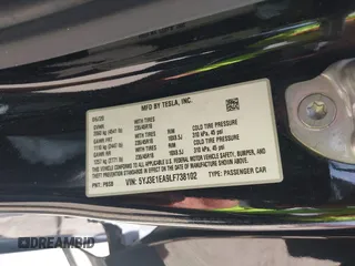 2020 Tesla Model 3 Standard Range Plus z VIN 5YJ3E1EA9LF738102, wystawiony jako IAAI lot #42107744 z przebiegiem 73 294 mil mil oraz . Historia ofert i sprzedaży dostępna na DreamBid. Obrazek 9.