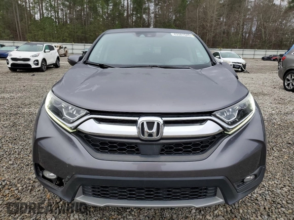 2019 Honda CR-V EX with VIN 7FARW1H50KE019796, listed as a Copart auction lot 43507845 with 107,265 mi miles and Salvage Title. Bid and sale history available at carsss.com. Image 5.