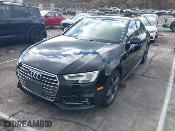 2018 Audi A4 Premium Plus with VIN WAULMAF40JA174578, listed as a IAAI auction lot 41546212 with 41,410 mi miles. Bid and sale history available at carsss.com. Image 2.