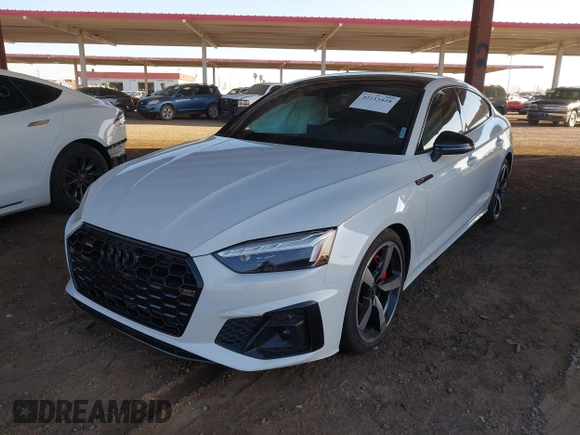 2023 Audi A5 Sportback S line Premium Plus z VIN WAUFACF50PA037465, wystawiony jako IAAI lot #42115428 z przebiegiem 34 463 mil mil oraz . Historia ofert i sprzedaży dostępna na DreamBid. Obrazek 17.