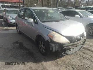 2008 Nissan Versa 1.8 S with VIN 3N1BC13E88L360499, listed as a IAAI auction lot 41336602 with 179,828 mi miles. Bid and sale history available at carsss.com. Image 1.