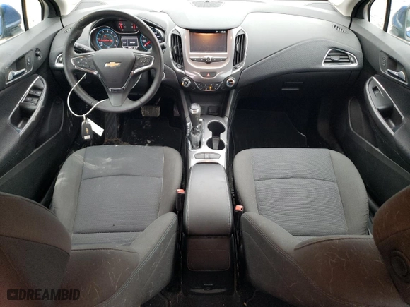 2018 Chevrolet Cruze LT with VIN 1G1BE5SM0J7160579, listed as a Copart auction lot 52565595 with 40,675 mi miles and Salvage Title. Bid and sale history available at carsss.com. Image 8.