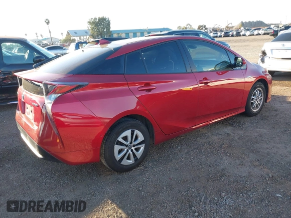 2017 Toyota Prius Two with VIN JTDKBRFU7H3571044, listed as a IAAI auction lot 41625663 with 89,343 mi miles and . Bid and sale history available at carsss.com. Image 4.