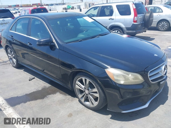 2014 Mercedes-Benz E 350 Sport with VIN WDDHF5KB1EB015573, listed as a IAAI auction lot 42731599 with 233,540 mi miles and . Bid and sale history available at DreamBid. Image 1.