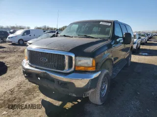2000 Ford Excursion XLT with VIN 1FMNU41S8YED20078, listed as a Copart auction lot 80432034 with 233,385 mi miles and Salvage Title. Bid and sale history available at DreamBid. Image 1.