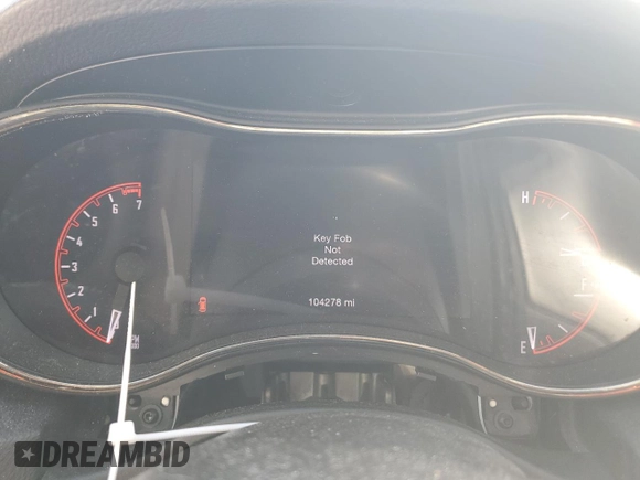 2019 Dodge Durango GT Plus with VIN 1C4RDHDG5KC549664, listed as a Copart auction lot 51383395 with 104,278 mi miles and Non Repairable. Bid and sale history available at carsss.com. Image 9.