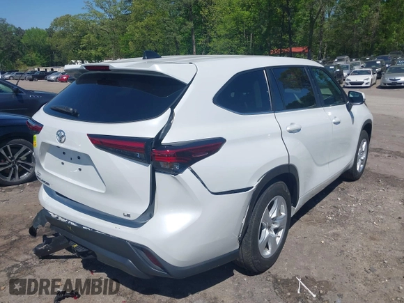 2023 Toyota Highlander L z VIN 5TDKDRAH2PS030453, wystawiony jako IAAI lot #39200860 z przebiegiem 44 691 mil mil oraz . Historia ofert i sprzedaży dostępna na DreamBid. Obrazek 18.