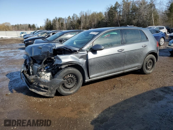 2016 Volkswagen Golf TSI SE z VIN 3VW217AU7GM042783, wystawiony jako Copart lot #46247585 z przebiegiem Nie podano mil oraz Szkoda całkowita • Salvage title. Historia ofert i sprzedaży dostępna na DreamBid. Obrazek 1.