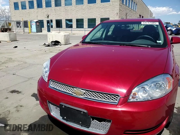 2013 Chevrolet Impala LT with VIN 2G1WB5E3XD1160961, listed as a Copart auction lot 53717505 with 159,750 mi miles and Salvage Title. Bid and sale history available at DreamBid. Image 13.