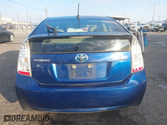 2010 Toyota Prius II with VIN JTDKN3DU3A0153692, listed as a IAAI auction lot 41371359 with 129,195 mi miles. Bid and sale history available at carsss.com. Image 16.