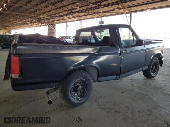 1993 Ford F-150 with VIN 2FTDF15NXPCA68030, listed as a Copart auction lot 75219374 with 0 mi miles and Salvage Title. Bid and sale history available at carsss.com. Image 3.