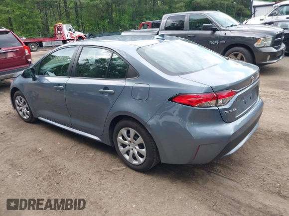 2021 Toyota Corolla LE with VIN 5YFEPMAE3MP209960, listed as a IAAI auction lot 42233229 with 55,288 mi miles and . Bid and sale history available at DreamBid. Image 3.