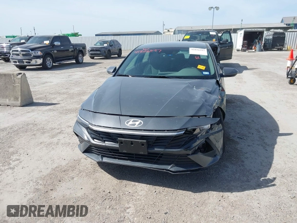 2024 Hyundai Elantra SEL with VIN KMHLM4DG3RU792467, listed as a IAAI auction lot 41826597 with 9,216 mi miles and . Bid and sale history available at DreamBid. Image 12.
