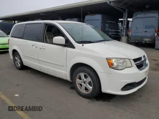 2012 Dodge Grand Caravan SXT with VIN 2C4RDGCG6CR204681, listed as a Copart auction lot 80799044 with 183,195 mi miles and Salvage Title. Bid and sale history available at DreamBid. Image 4.