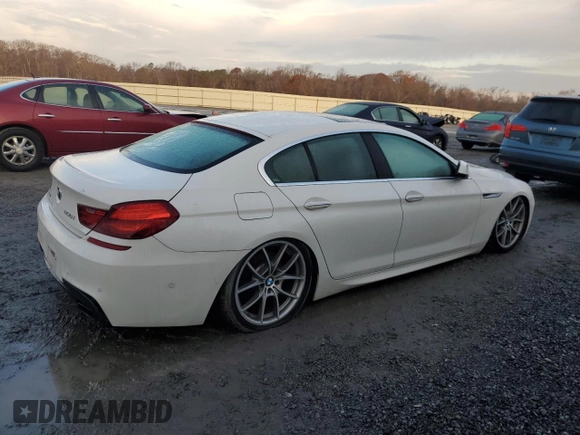 2013 BMW 6 Series 650i xDrive with VIN WBA6B4C57DD098510, listed as a Copart auction lot 85079634 with 98,421 mi miles and Clean Title. Bid and sale history available at carsss.com. Image 3.
