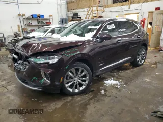 2021 Buick Envision Avenir with VIN LRBFZSR49MD189956, listed as a Copart auction lot 85917694 with 32,297 mi miles and Salvage Title. Bid and sale history available at carsss.com. Image 1.