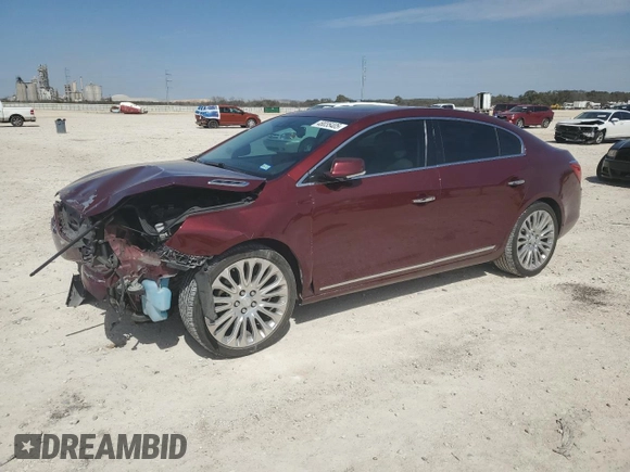 2015 Buick LaCrosse Premium II with VIN 1G4GF5G36FF253576, listed as a Copart auction lot 48035405 with 125,285 mi miles and Salvage Title. Bid and sale history available at DreamBid. Image 1.