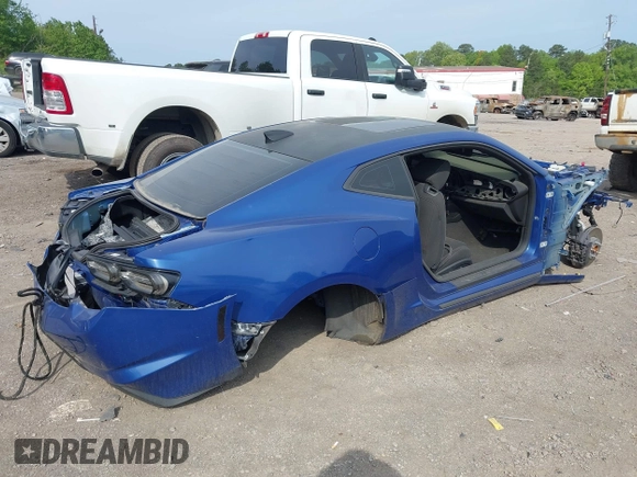 2021 Chevrolet Camaro 1SS with VIN 1G1FF1R78M0123932, listed as a IAAI auction lot 42040794 with Not Provided miles and . Bid and sale history available at DreamBid. Image 4.