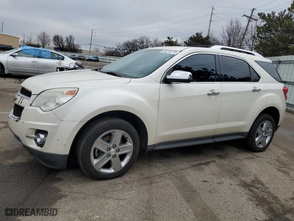 2015 Chevrolet Equinox LTZ with VIN 1GNFLHEK3FZ122311, listed as a Copart auction lot 44210775 with 166,022 mi miles and Salvage Title. Bid and sale history available at carsss.com. Image 1.