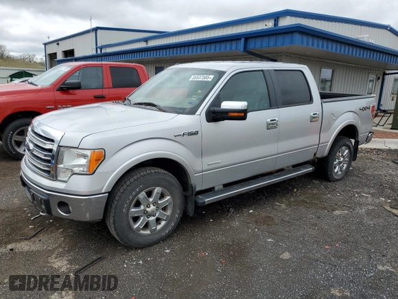 2013 Ford F-150 XL with VIN 1FTFW1ET4DKE80958, listed as a Copart auction lot 55537585 with 232,290 mi miles and Clean Title. Bid and sale history available at DreamBid. Image 1.