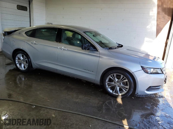 2015 Chevrolet Impala LT with VIN 2G1115SLXF9234420, listed as a Copart auction lot 41874655 with 130,669 mi miles and Salvage Title. Bid and sale history available at DreamBid. Image 4.