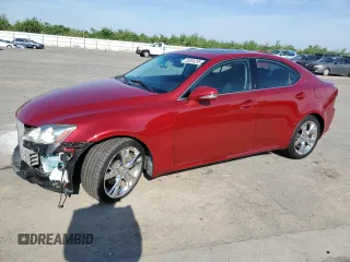 2009 Lexus IS 250 with VIN JTHBK262992085590, listed as a Copart auction lot 55304295 with 88,883 mi miles and Salvage title. Bid and sale history available at DreamBid. Image 1.