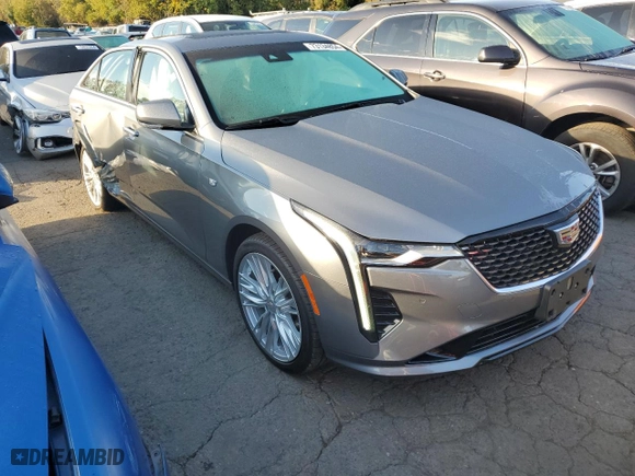 2020 Cadillac CT4 Premium Luxury with VIN 1G6DF5RK9L0138936, listed as a Copart auction lot 73134854 with 12,668 mi miles and Salvage Title. Bid and sale history available at carsss.com. Image 4.
