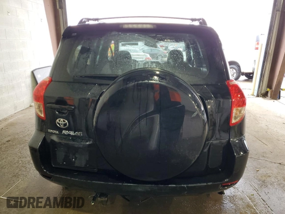 2008 Toyota RAV4 with VIN JTMZK33V885020649, listed as a Copart auction lot 44073615 with 0 mi miles and Salvage Title. Bid and sale history available at carsss.com. Image 6.