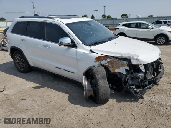 2019 Jeep Grand Cherokee Limited with VIN 1C4RJEBG5KC643232, listed as a Copart auction lot 58371565 with 106,423 mi miles and Salvage title. Bid and sale history available at DreamBid. Image 4.
