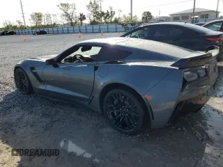 2016 Chevrolet Corvette Z06 3LZ with VIN 1G1YU2D64G5606750, listed as a Copart auction lot 85672634 with 52,227 mi miles and Salvage Title. Bid and sale history available at carsss.com. Image 2.