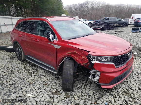 2021 Kia Sorento Hybrid S with VIN KNDRG4LG7M5055539, listed as a Copart auction lot 40862774 with NaN miles and Salvage Title. Bid and sale history available at carsss.com. Image 4.