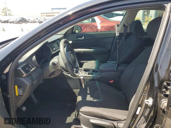 2017 Kia Optima LX with VIN KNAGT4L35H5161216, listed as a Copart auction lot 51488075 with 92,217 mi miles and Salvage Title. Bid and sale history available at carsss.com. Image 7.