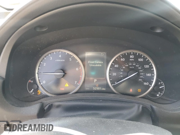 2019 Lexus NX 300 with VIN JTJBARBZXK2200779, listed as a Copart auction lot 52362745 with 52,501 mi miles and Salvage title. Bid and sale history available at DreamBid. Image 9.