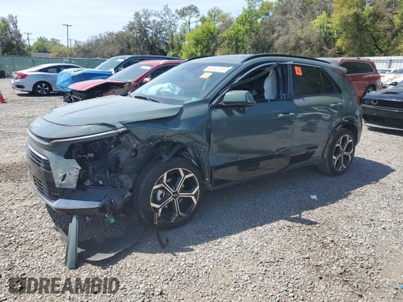 2024 Kia Niro EX Touring with VIN KNDCR3LE9R5188111, listed as a Copart auction lot 49243755 with 10,985 mi miles and Non Repairable. Bid and sale history available at carsss.com. Image 1.