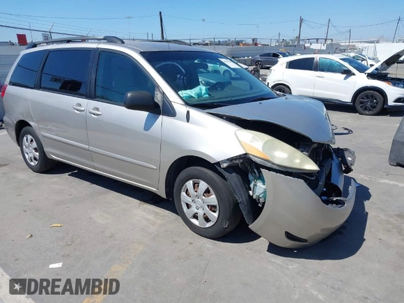 2006 Toyota Sienna CE with VIN 5TDZA23C56S394137, listed as a IAAI auction lot 41868249 with 192,819 mi miles. Bid and sale history available at carsss.com. Image 1.